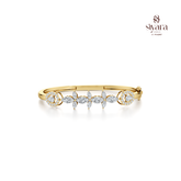 Premium Marquise Crystal Bangle Bracelet for Women